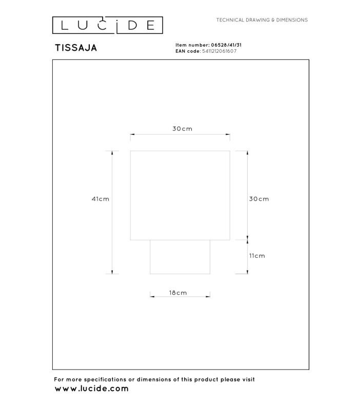 Lucide TISSAJA - Table lamp - Ø 30 cm - 1xE27 - White | Essential-4