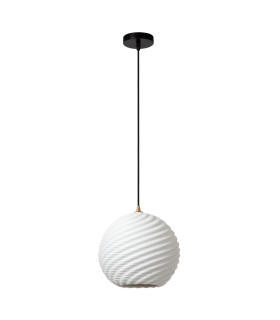 Lucide BINA - Pendant light - Ø 25 cm - 1xE27 - White-2