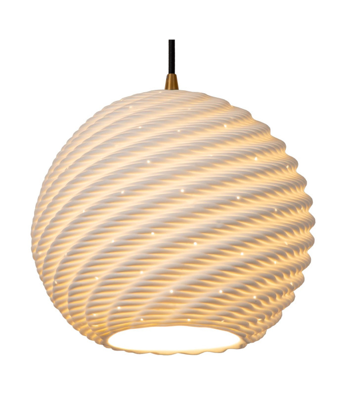 Lucide BINA - Pendant light - Ø 25 cm - 1xE27 - White-3