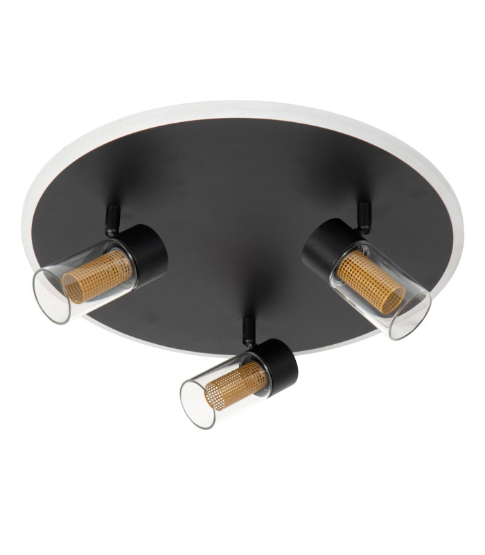 Lucide EVERINA - Flush ceiling light - Ø 40 cm - LED Dim. - CCT - 2200K/6500K - Black | Essential-3