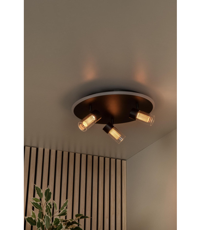 Lucide EVERINA - Flush ceiling light - Ø 40 cm - LED Dim. - CCT - 2200K/6500K - Black | Essential-8