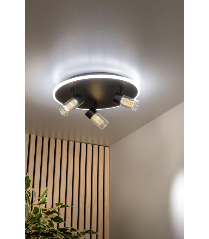 Lucide EVERINA - Flush ceiling light - Ø 40 cm - LED Dim. - CCT - 2200K/6500K - Black | Essential-9