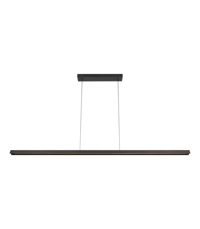 Lucide FELSTED - Pendant light - LED Dim. - CCT - 1x28W 2200K/4000K - Black | Vibes-1