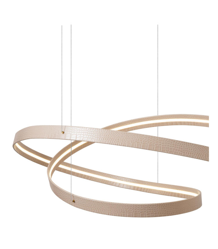 Lucide SLALOM - Pendant light - LED Dim. - CCT - 1x80W 2200K/4000K - Cream | Premium-10