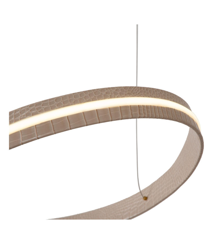 Lucide SLALOM - Pendant light - LED Dim. - CCT - 1x80W 2200K/4000K - Cream | Premium-11