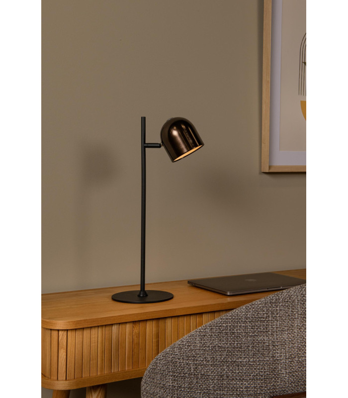 Lucide SKANSKA RECH - Rechargeable Desk lamp Indoor/Outdoor - Battery pack - LED Dim. - CCT - 1x3W 3000K/6000K - IP44 - Coffee-6