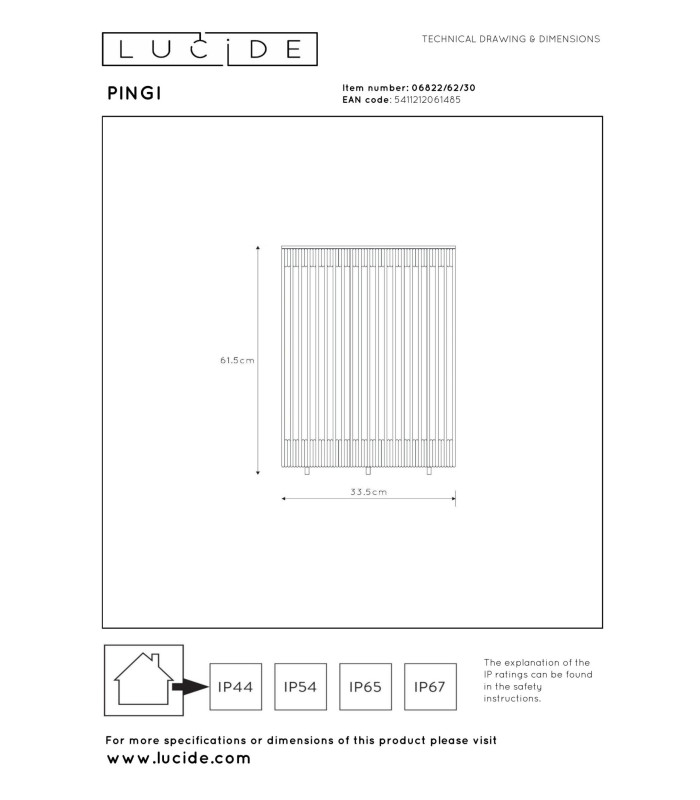 5 cm- LED 3 StepDim - 1x3W 3000K - IP44 - Black-4