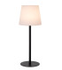 Lucide TYON - Rechargeable Table lamp Indoor/Outdoor - Battery pack - LED Dim. - 1x2W 2700K - IP65 - Black-1