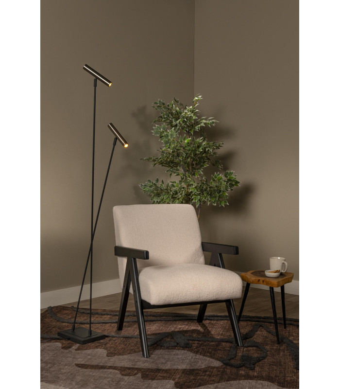Lucide DUARTE - Floor lamp - 2xG9 - Grey iron | Vibes-4