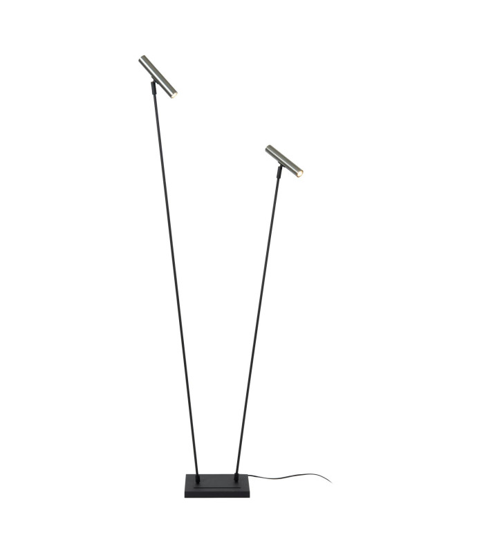Lucide DUARTE - Floor lamp - 2xG9 - Grey iron | Vibes-5