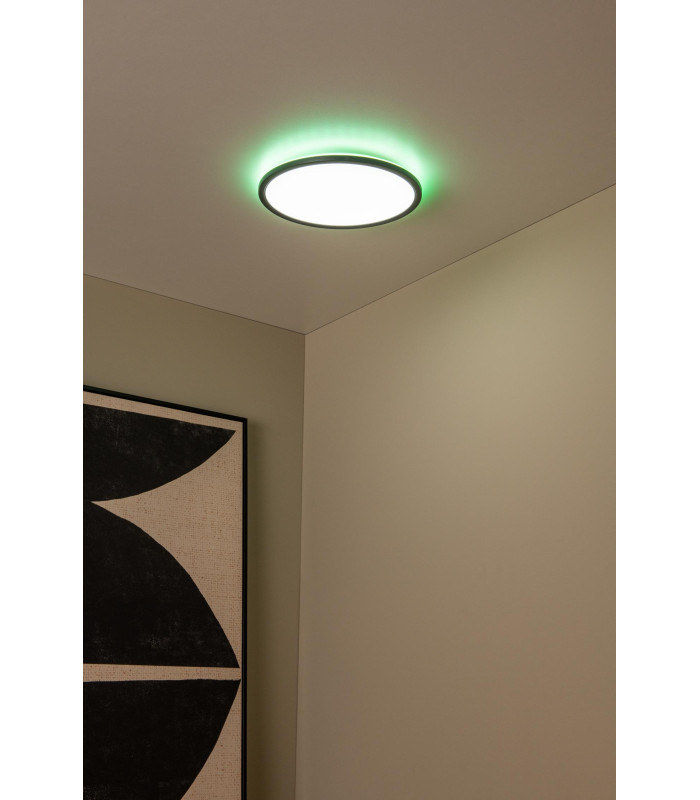 Lucide CASTOR - Flush ceiling light - Ø 32 cm - LED Dim. - CCT - 1x20W 2700K/6500K - Rgb - Opal-9