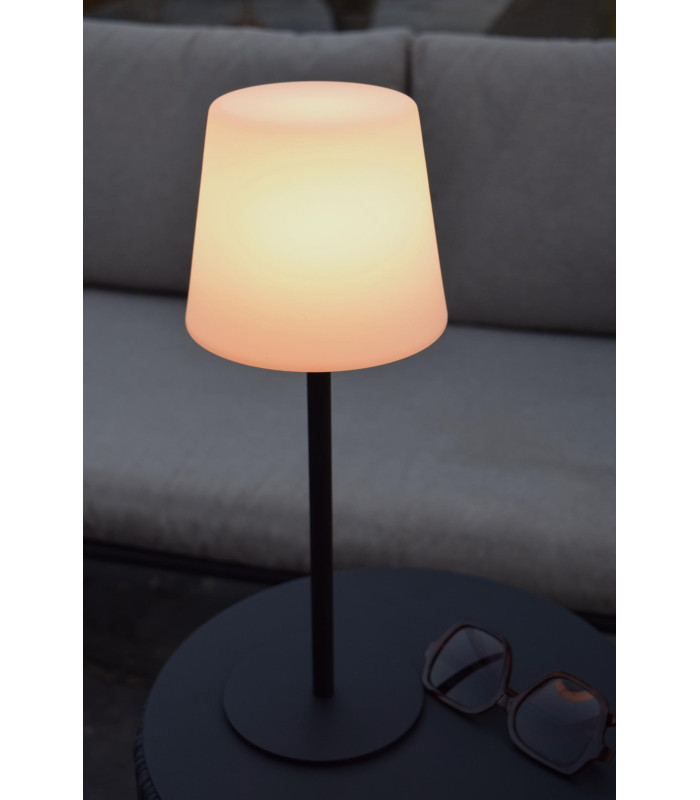 Lucide TYON - Rechargeable Table lamp Indoor/Outdoor - Battery pack - LED Dim. - 1x2W 2700K - IP65 - Black-6
