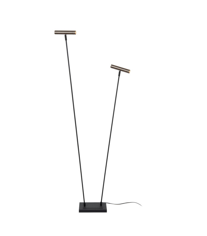 Lucide DUARTE - Floor lamp - 2xG9 - Grey iron | Vibes-8