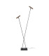 Lucide DUARTE - Floor lamp - 2xG9 - Coffee | Vibes-1