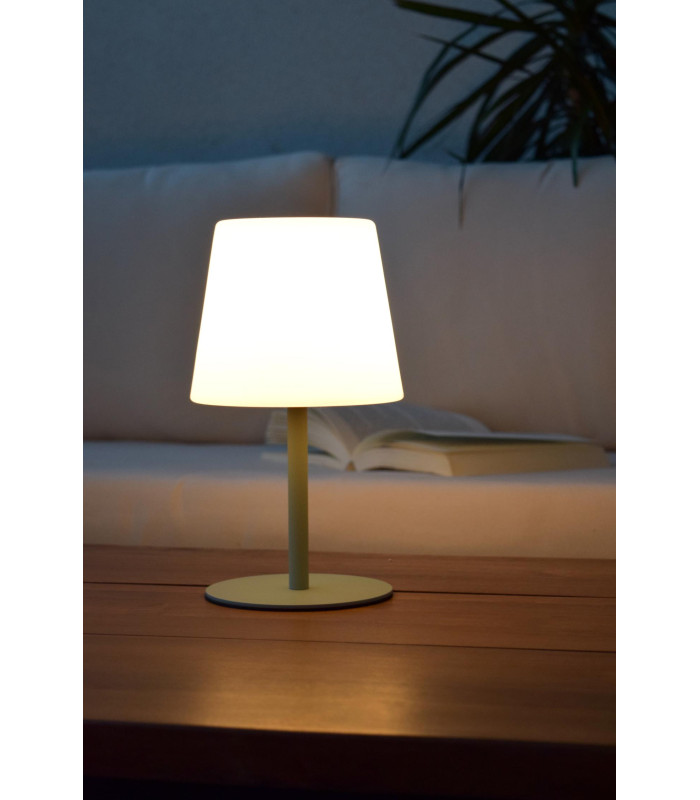Lucide TYON - Rechargeable Table lamp Indoor/Outdoor - Battery pack - LED Dim. - 1x2W 2700K - IP65 - Green-7