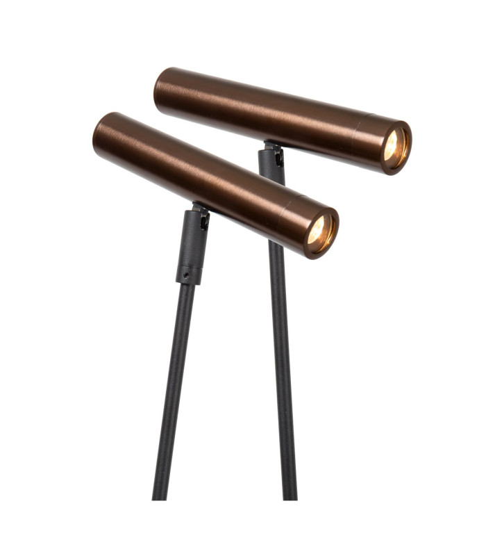 Lucide DUARTE - Floor lamp - 2xG9 - Coffee | Vibes-7