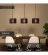 Lucide TAGALOG - Pendant light - Ø 40 cm - 3xE27 - Black | Essential-2