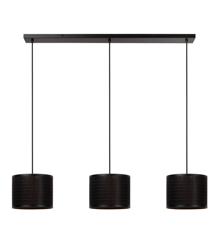Lucide TAGALOG - Pendant light - Ø 40 cm - 3xE27 - Black | Essential-3