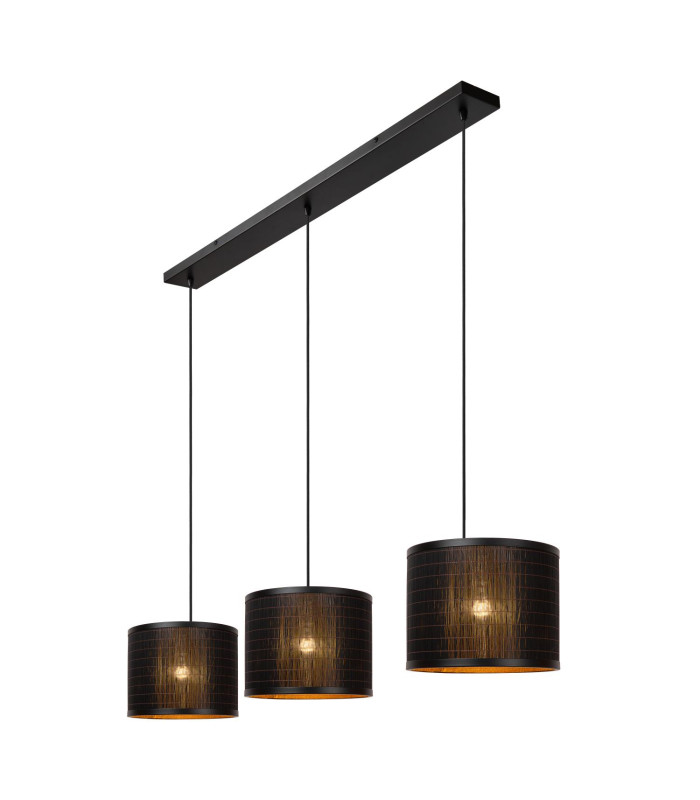 Lucide TAGALOG - Pendant light - Ø 40 cm - 3xE27 - Black | Essential-8