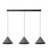 Lucide SPITZE - Pendant light - 3xE27 - Grey | Vibes-2