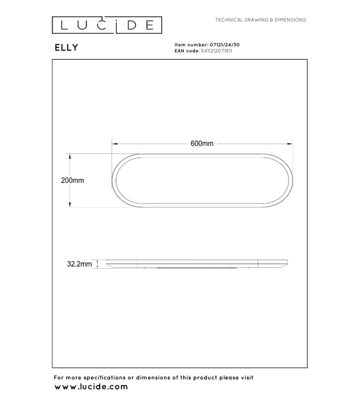 Lucide ELLY - Flush ceiling light - LED Dim. - CCT - 1x24W 2700K/4000K - Opal | Essential