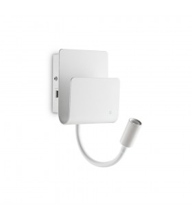 Integrated LED Indoor Reading Wall Lamp 1 Light White 3000K - 1