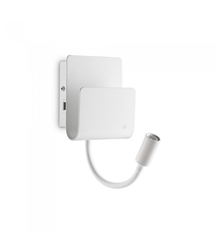 Integrated LED Indoor Reading Wall Lamp 1 Light White 3000K - 1