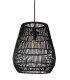Lucide NERIDA - Pendant light Indoor/Outdoor - Ø 35 cm - 1xE27 - IP44 - Black-2