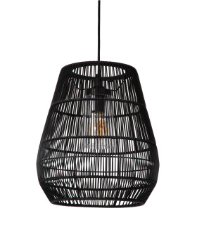 Lucide NERIDA - Pendant light Indoor/Outdoor - Ø 35 cm - 1xE27 - IP44 - Black-2