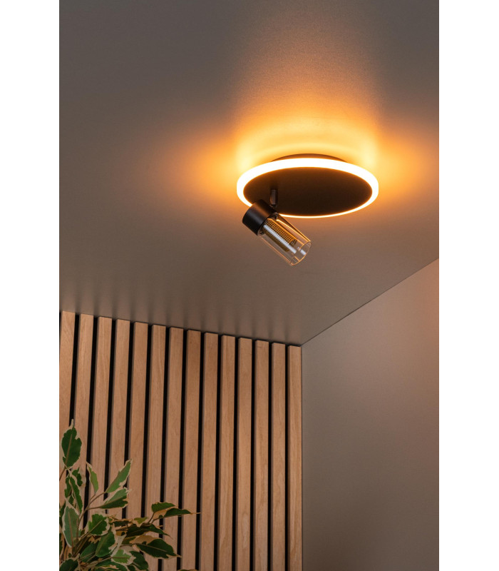 Lucide EVERINA - Flush ceiling light - Ø 23 cm - LED Dim. - CCT - 2200K/6500K - Black | Essential-7