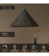 Lucide SPITZE - Pendant light - Ø 60 cm - 1xE27 - Grey | Vibes-2