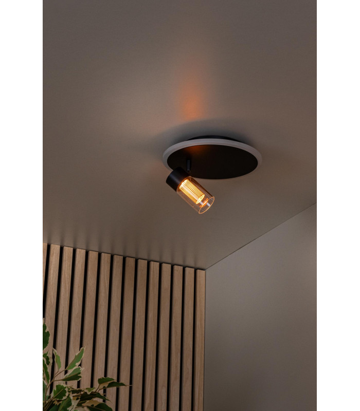 Lucide EVERINA - Flush ceiling light - Ø 23 cm - LED Dim. - CCT - 2200K/6500K - Black | Essential-8