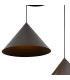 Lucide SPITZE - Pendant light - Ø 68 cm - 3xE27 - Grey | Vibes-3