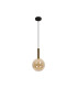 Lucide JOSIANE - Pendant light - Ø 18 cm - 1xG9 - Amber | Vibes-1