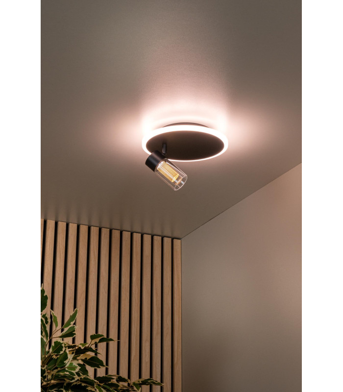 Lucide EVERINA - Flush ceiling light - Ø 23 cm - LED Dim. - CCT - 2200K/6500K - Black | Essential-10