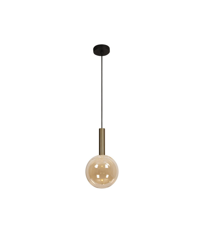 Lucide JOSIANE - Pendant light - Ø 18 cm - 1xG9 - Amber | Vibes-2
