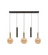 Lucide JOSIANE - Pendant light - 3xG9 - Amber | Vibes-1
