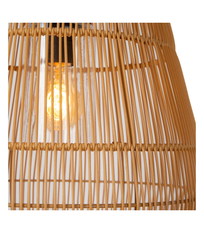 Lucide NERIDA - Pendant light Indoor/Outdoor - Ø 35 cm - 1xE27 - IP44 - Natural-7