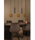 Lucide JOSIANE - Pendant light - 3xG9 - Amber | Vibes-3
