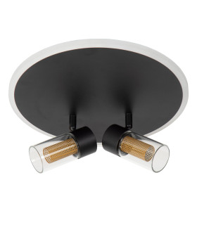 Lucide EVERINA - Flush ceiling light - Ø 30 cm - LED Dim. - CCT - 2200K/6500K - Black | Essential-2