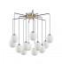 Indoor Cluster Ceiling Pendant Lamp 12 Lights Black, G9 - 1
