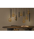 Lucide JOSIANE - Pendant light - 7xG9 - Black | Vibes-5