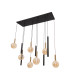 Lucide JOSIANE - Pendant light - 7xG9 - Black | Vibes-9