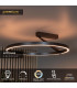 Lucide APPLAUSE - Flush ceiling light - Ø 60 cm - LED Dim. - CCT - 1x40W 2200K/4000K - Grey iron | Premium-2