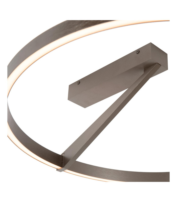 Lucide APPLAUSE - Flush ceiling light - Ø 60 cm - LED Dim. - CCT - 1x40W 2200K/4000K - Grey iron | Premium-8
