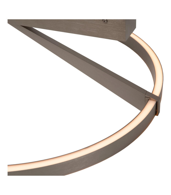 Lucide APPLAUSE - Flush ceiling light - Ø 60 cm - LED Dim. - CCT - 1x40W 2200K/4000K - Grey iron | Premium-9