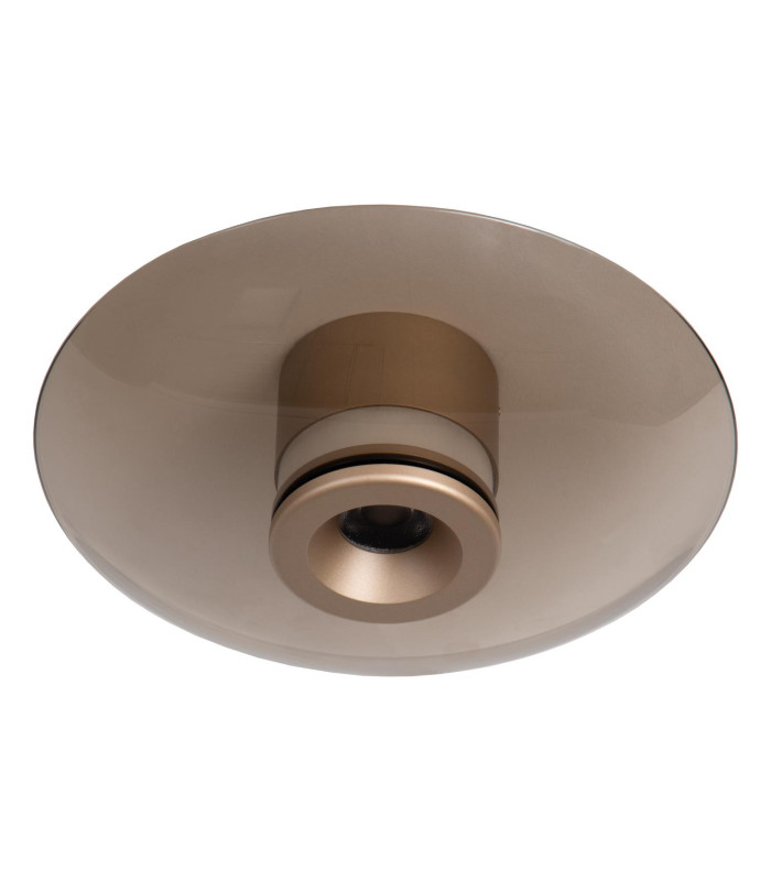 Lucide SANTIAGO - Flush ceiling light - Ø 23 cm - LED Dim. - CCT - 1x10W 2700K/4000K - Amber | Premium-3