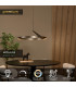 Lucide APPLAUSE - Pendant light - Ø 60 cm - LED Dim. - CCT - 1x32W 2700K/4000K - Hand Wave Sensor - Grey iron | Premium-2