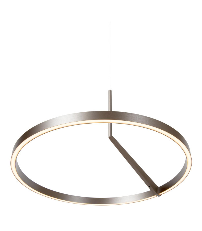 Lucide APPLAUSE - Pendant light - Ø 60 cm - LED Dim. - CCT - 1x32W 2700K/4000K - Hand Wave Sensor - Grey iron | Premium-8