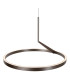 Lucide APPLAUSE - Pendant light - Ø 60 cm - LED Dim. - CCT - 1x32W 2700K/4000K - Hand Wave Sensor - Grey iron | Premium-9